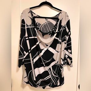 Lane Bryant Drop Neck Blouse